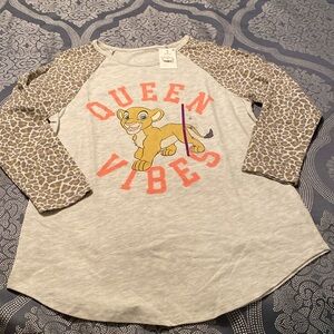 Brand New Queen Vibes Lion King baseball style shirt